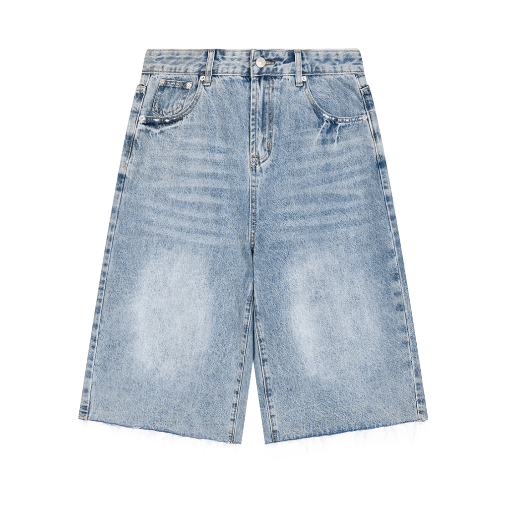STYLESTREET — Vintage Wide-Leg Denim Shorts
