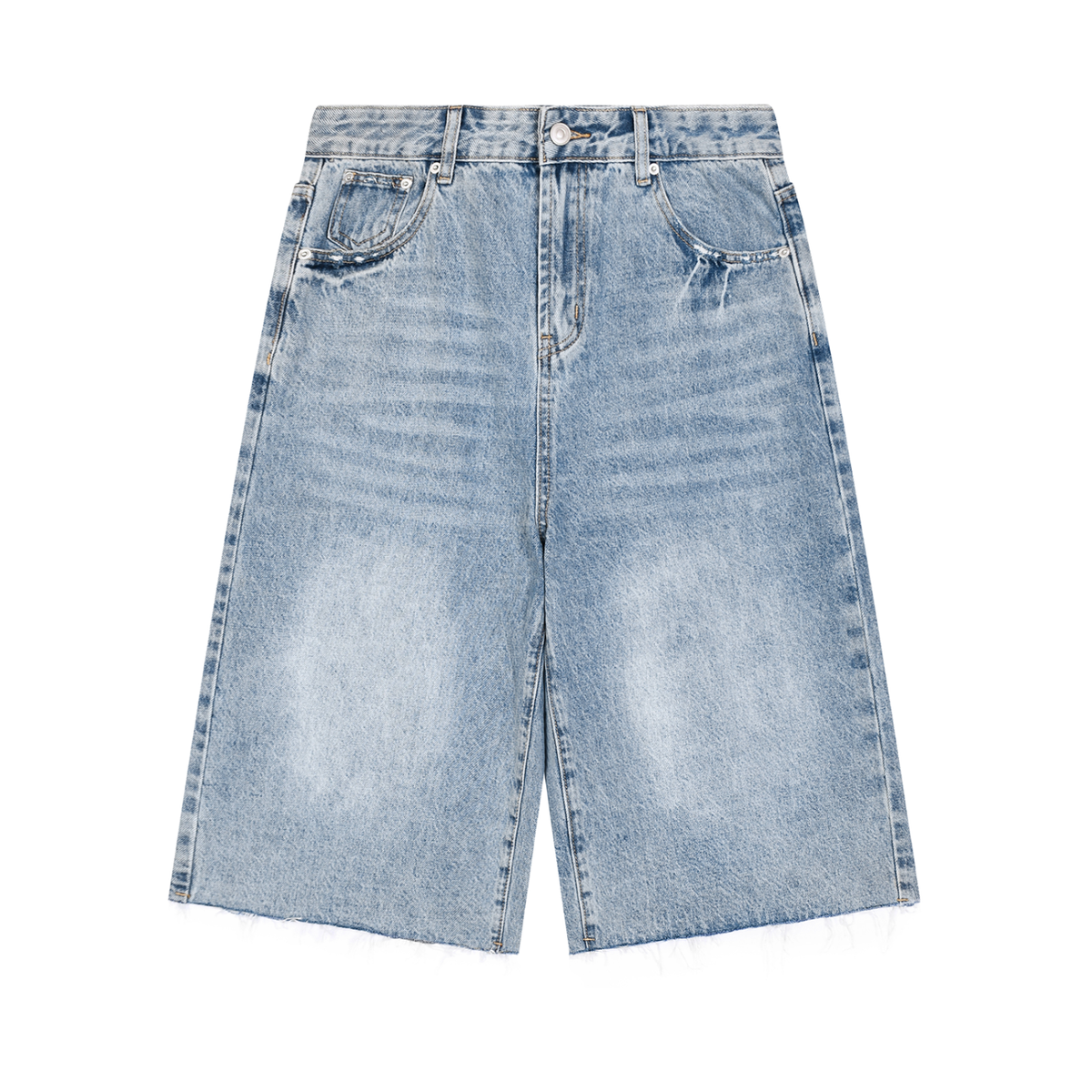 STYLESTREET — Vintage Wide-Leg Denim Shorts