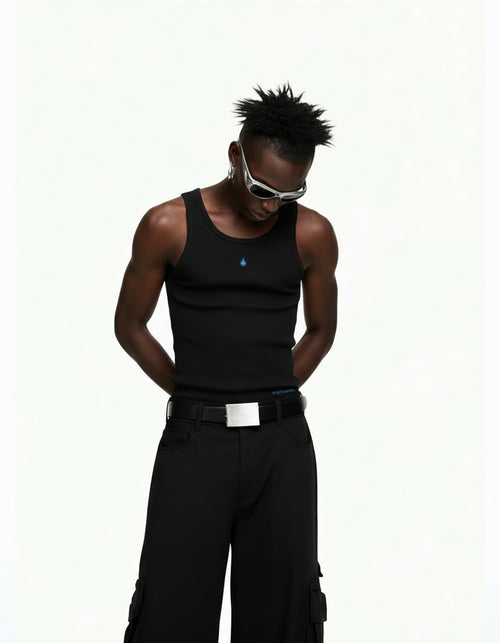 Basic Tank Top - STYLESPICY BLACK