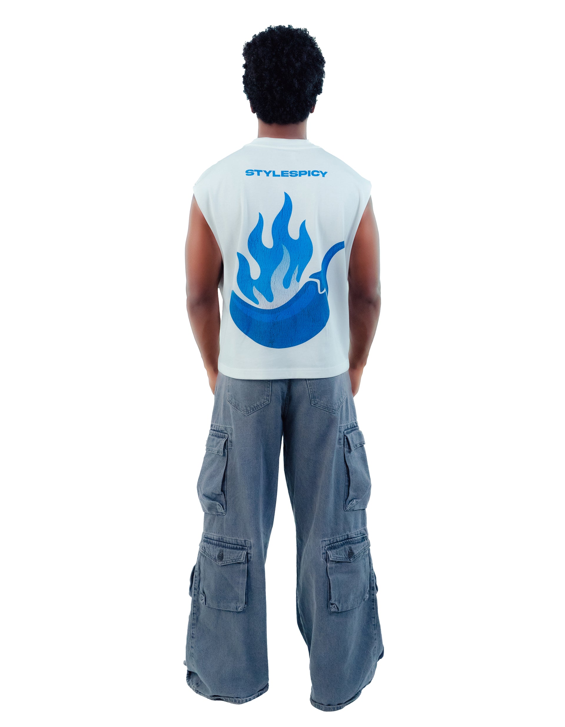 Boxy Tank Top - STYLESPICY WHITE