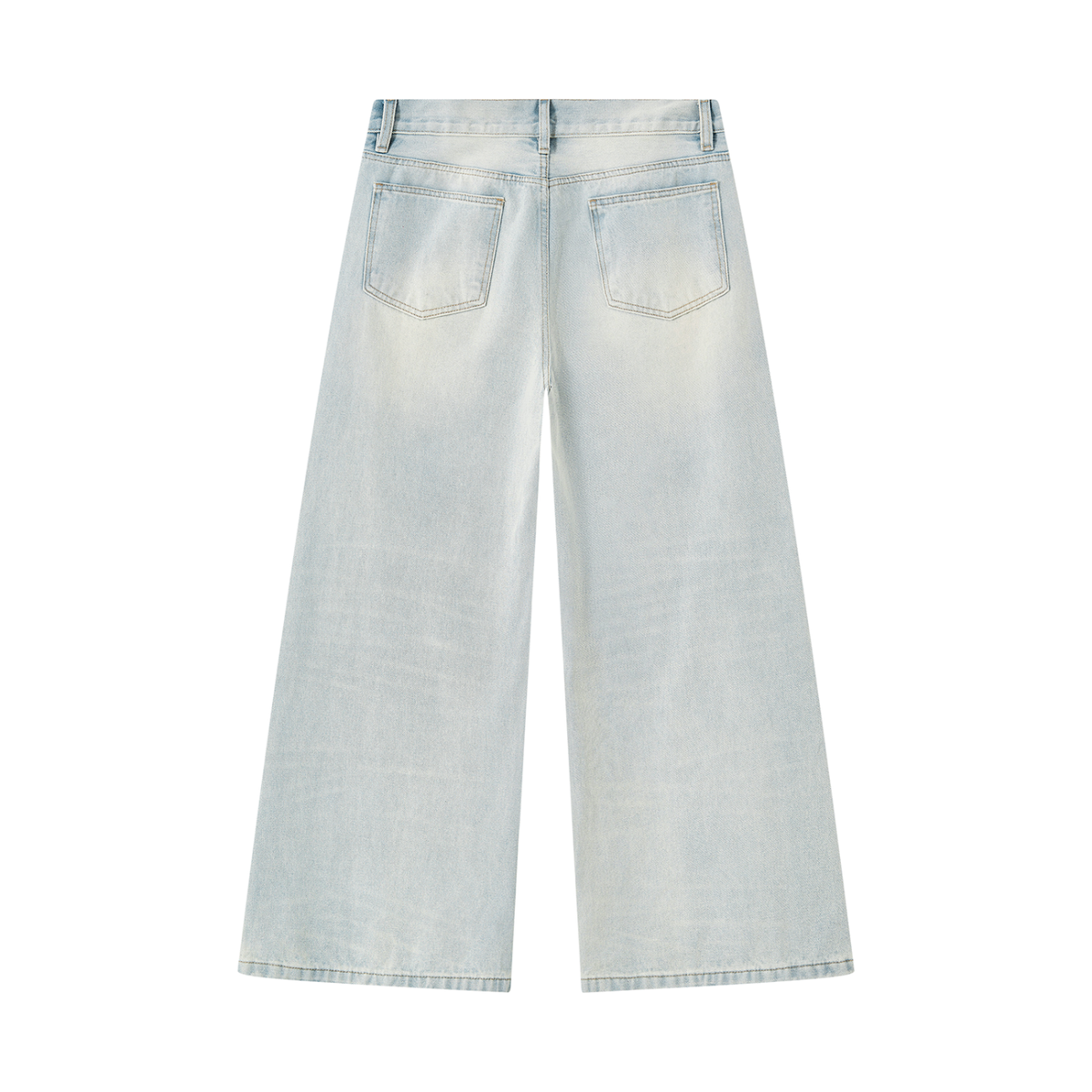 STYLESTREET — Men's Sun-Faded Wide-Leg Jeans