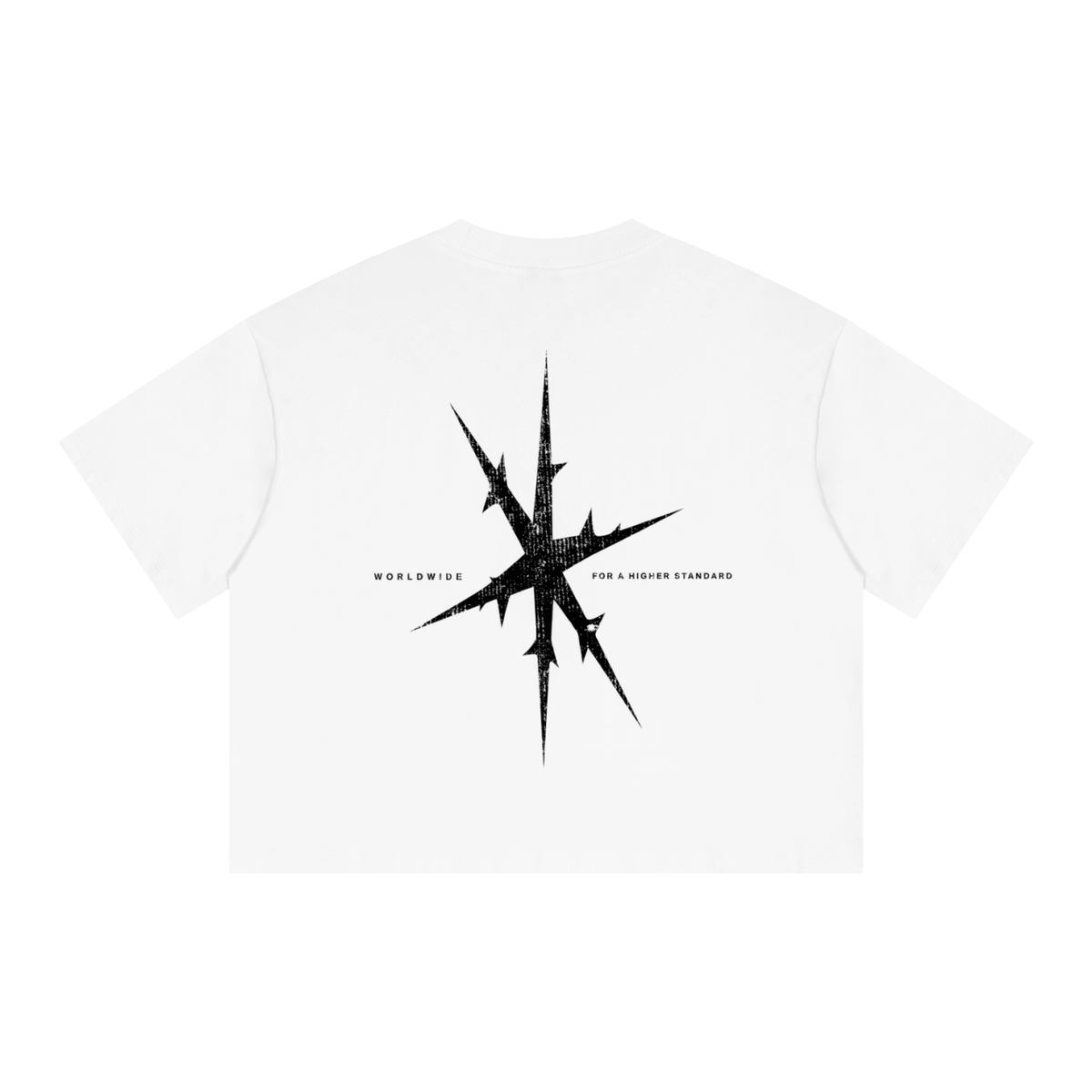 STYLESTREET White Cotton Boxy T-Shirt