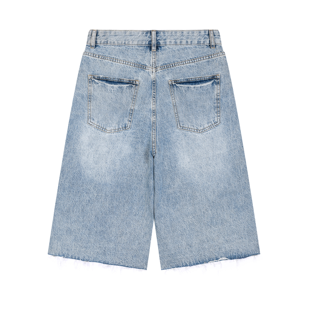 STYLESTREET — Vintage Wide-Leg Denim Shorts