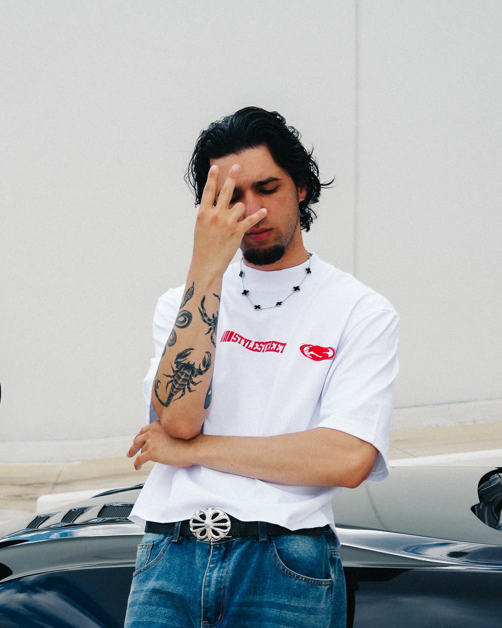 RACING LOGO - Cropped T-Shirt