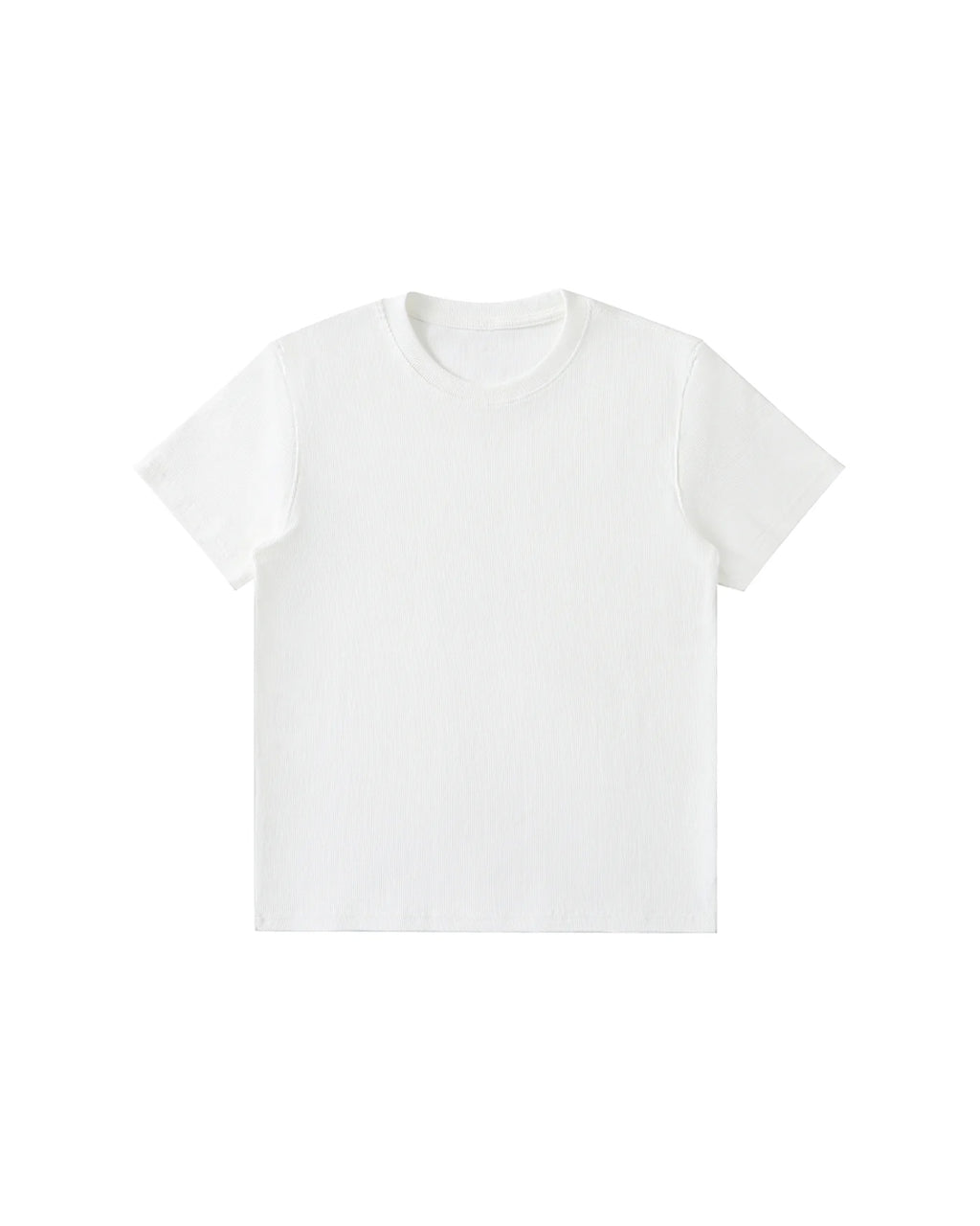 STYLESTREET — White Bodycon Ribbed Crop Top