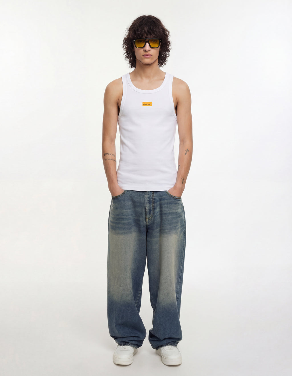 Basic RIDE OR DIE White Tank Top