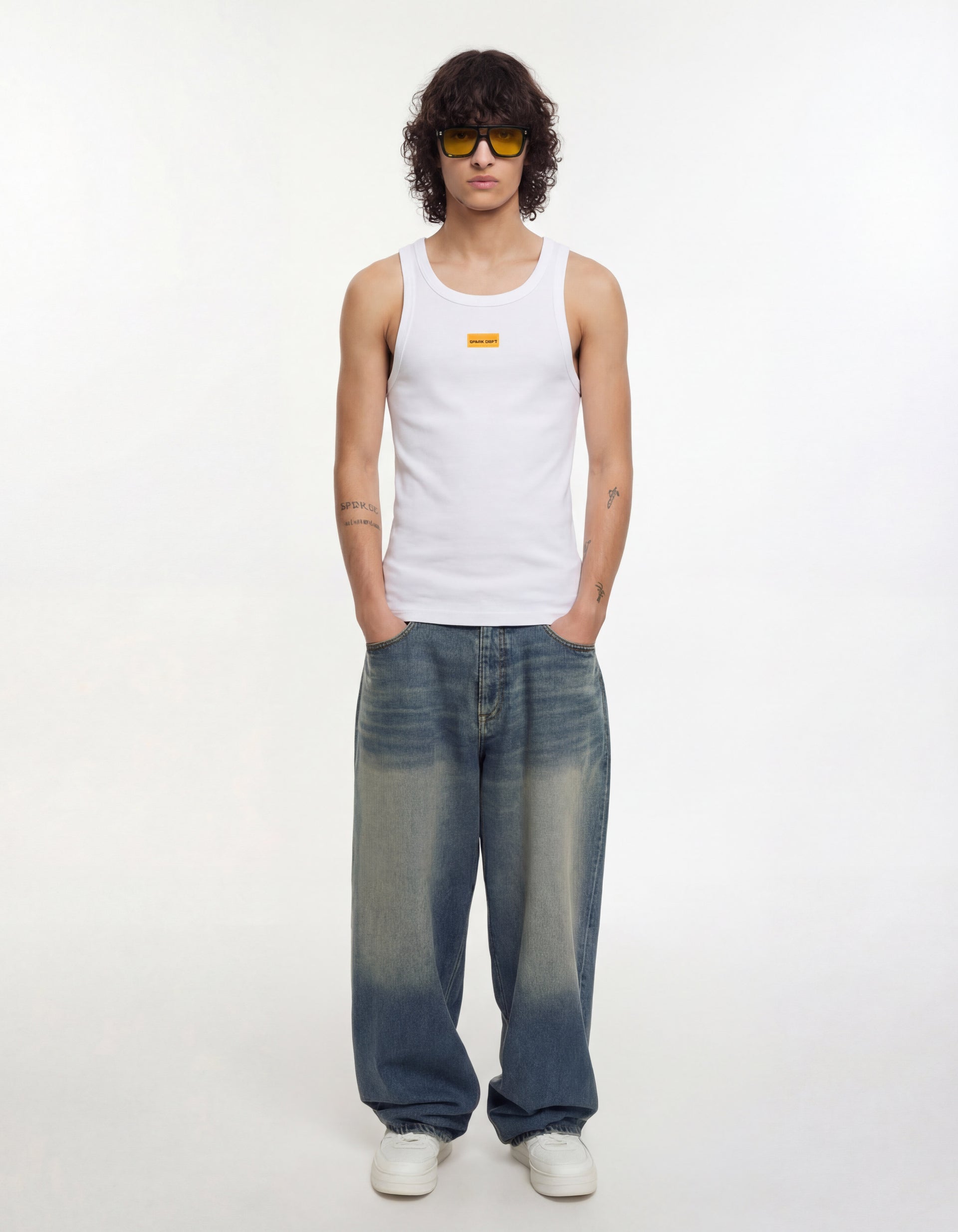 Basic RIDE OR DIE White Tank Top