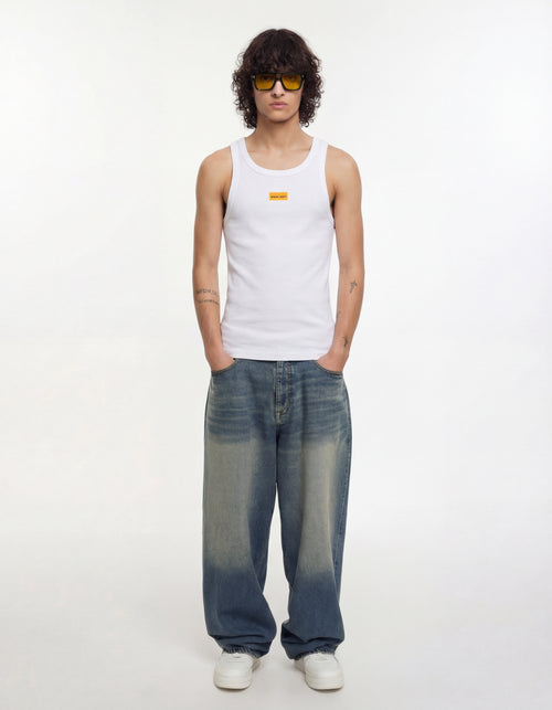 Basic RIDE OR DIE White Tank Top