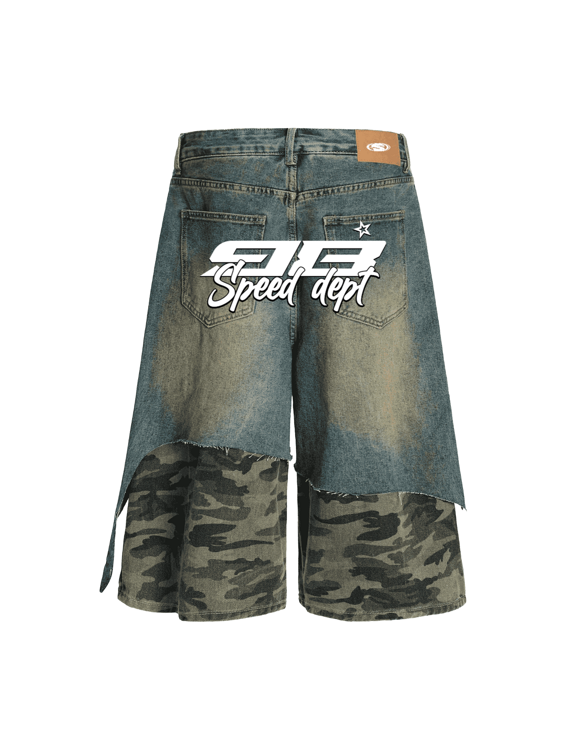 Camouflage Denim Shorts — Drop 05