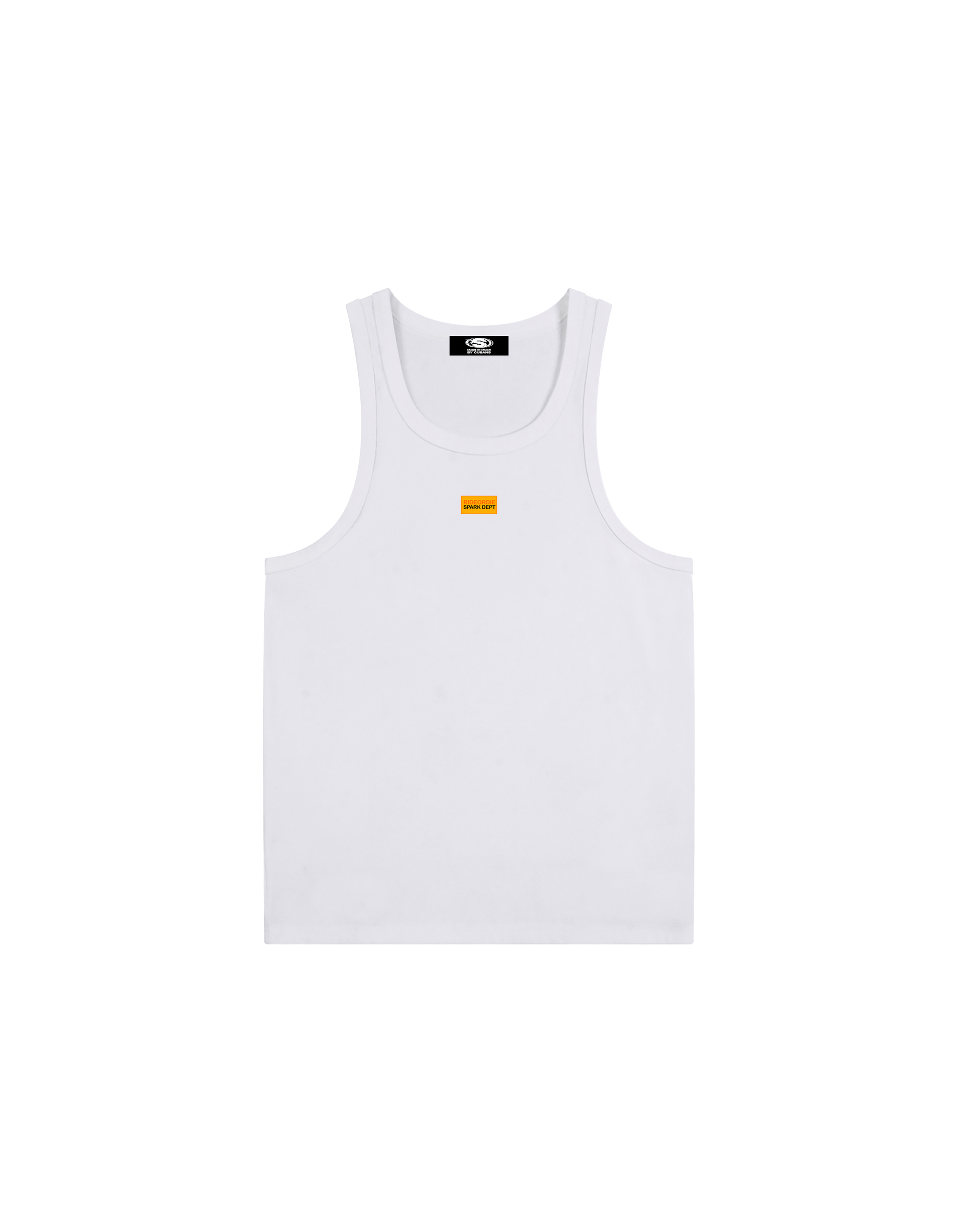 Basic RIDE OR DIE White Tank Top