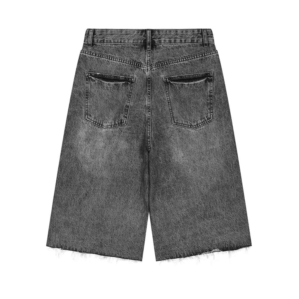 STYLESTREET — Vintage Wide-Leg Denim Shorts