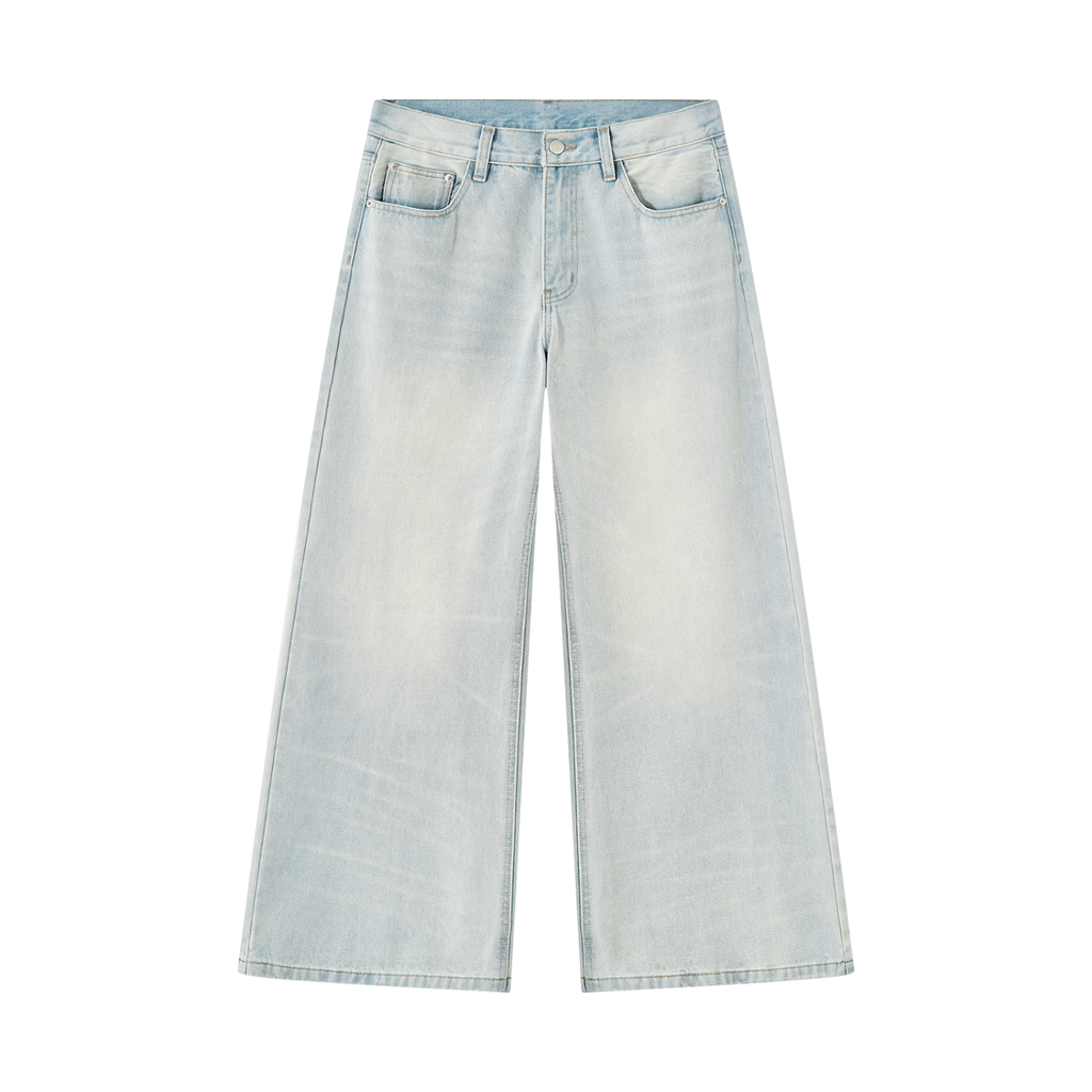 STYLESTREET — Men's Sun-Faded Wide-Leg Jeans
