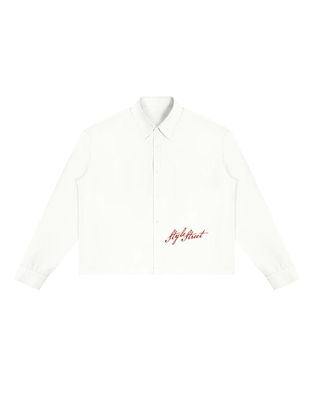 STYLESTREET — Boxy Button-Up Long Sleeve Shirt