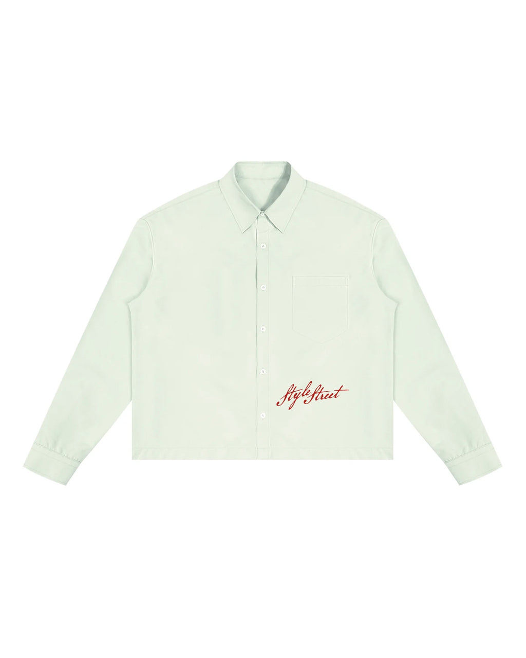 STYLESTREET — Boxy Button-Up Long Sleeve Shirt