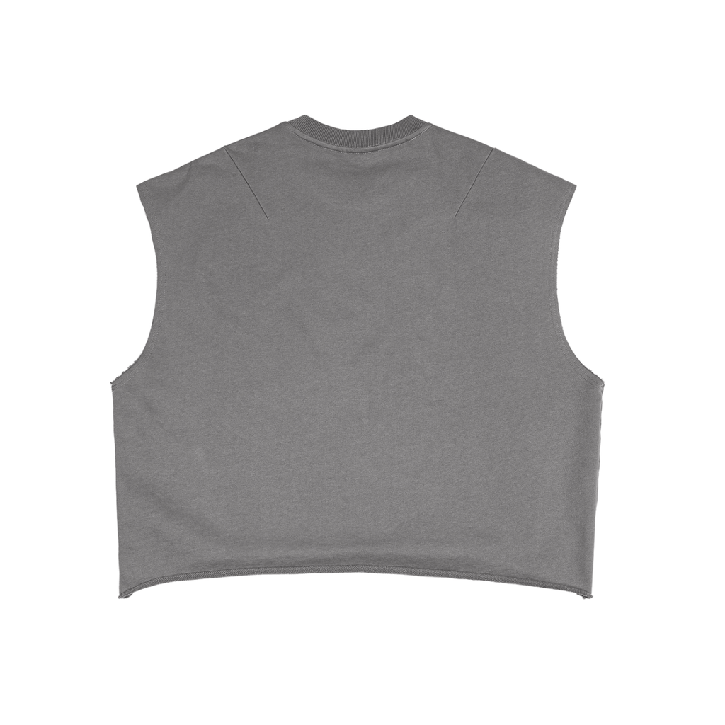 STYLESTREET French Terry Boxy Tank Top