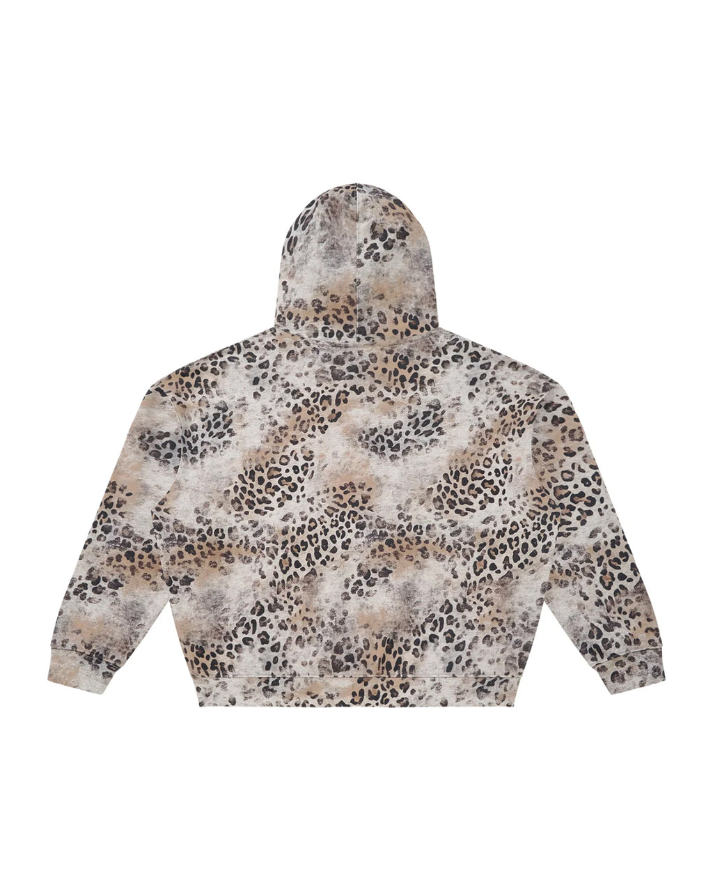 STYLESTREET — Vintage Wash Leopard Zip Hoodie