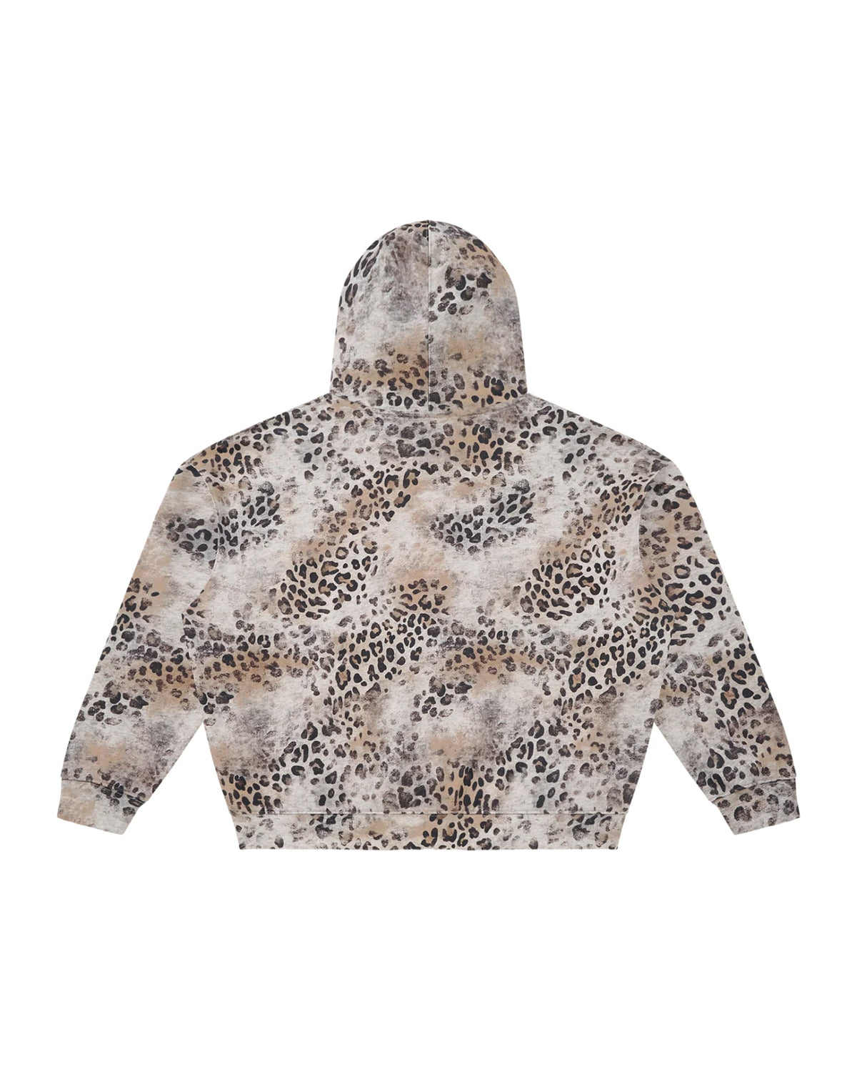 STYLESTREET — Vintage Wash Leopard Zip Hoodie