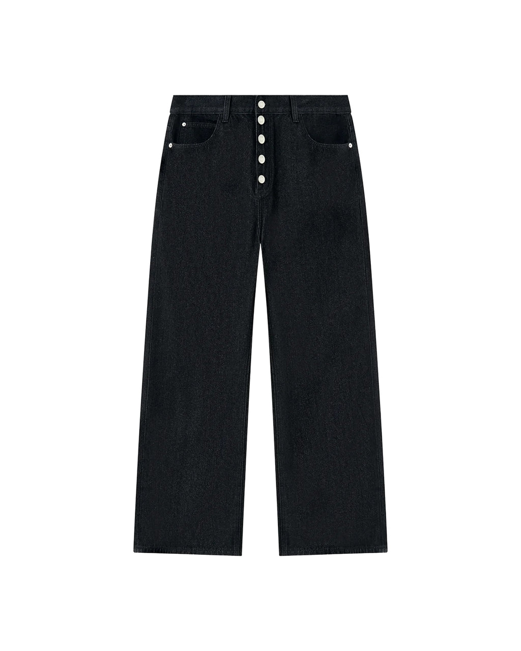 STYLESTREET — Black Vintage Wide-Leg Jeans