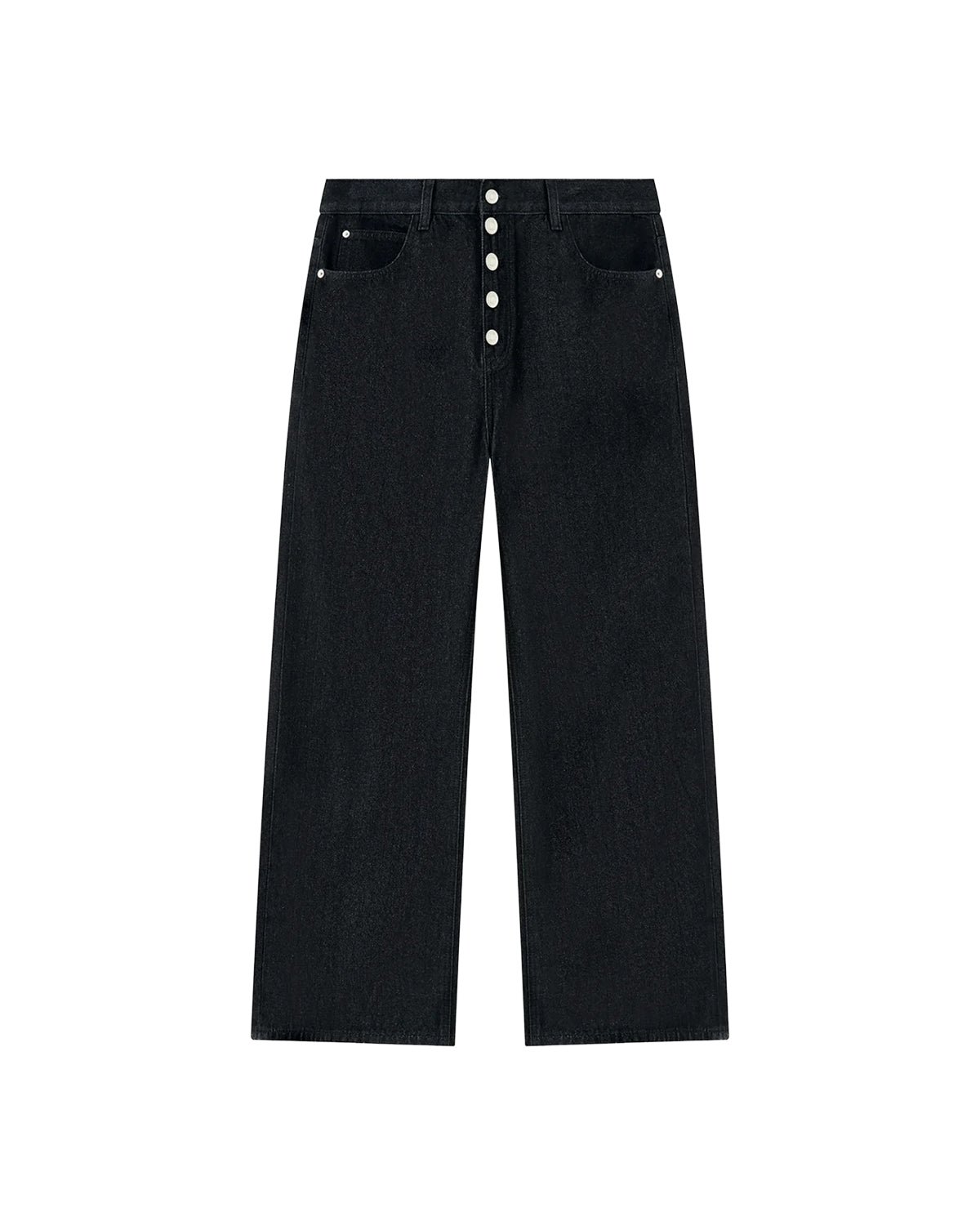STYLESTREET — Black Vintage Wide-Leg Jeans