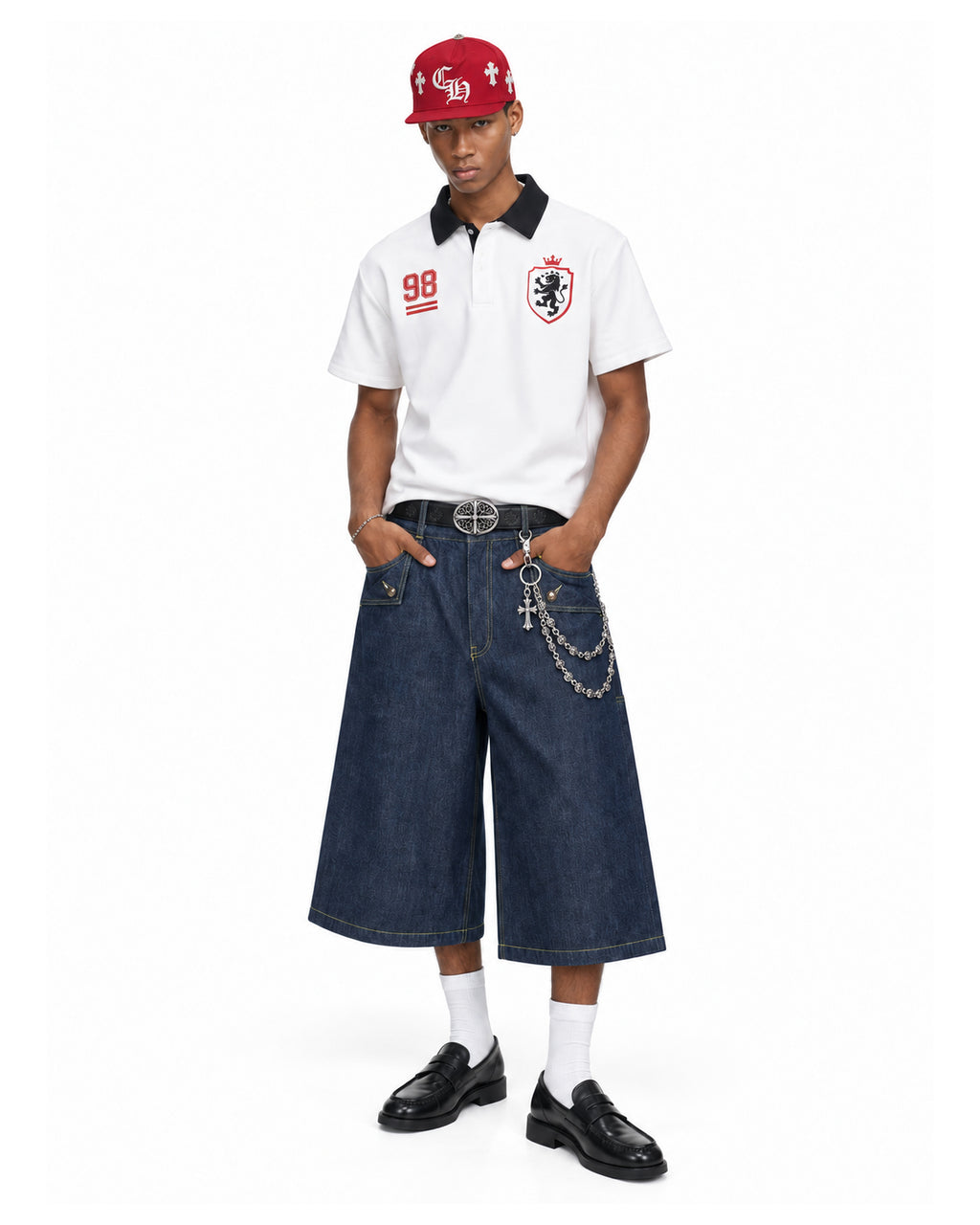 STYLESTREET — Vintage Wash Baggy Denim Shorts