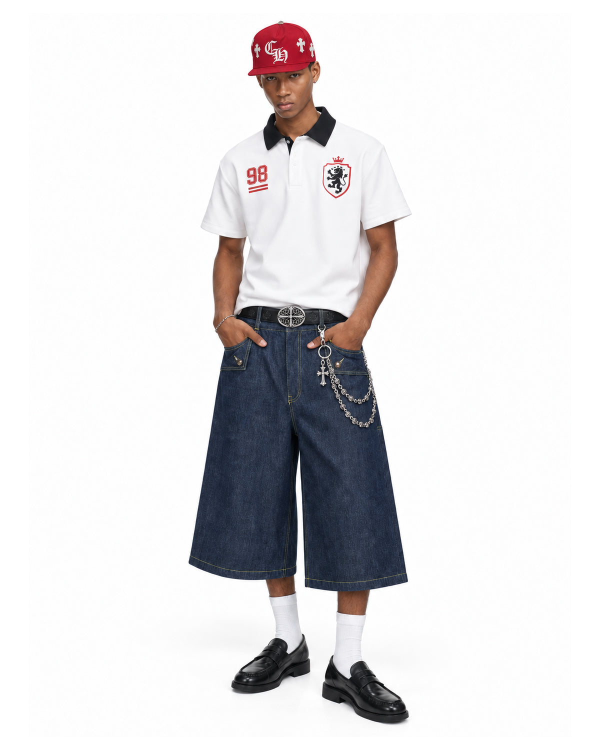 STYLESTREET — Vintage Wash Baggy Denim Shorts