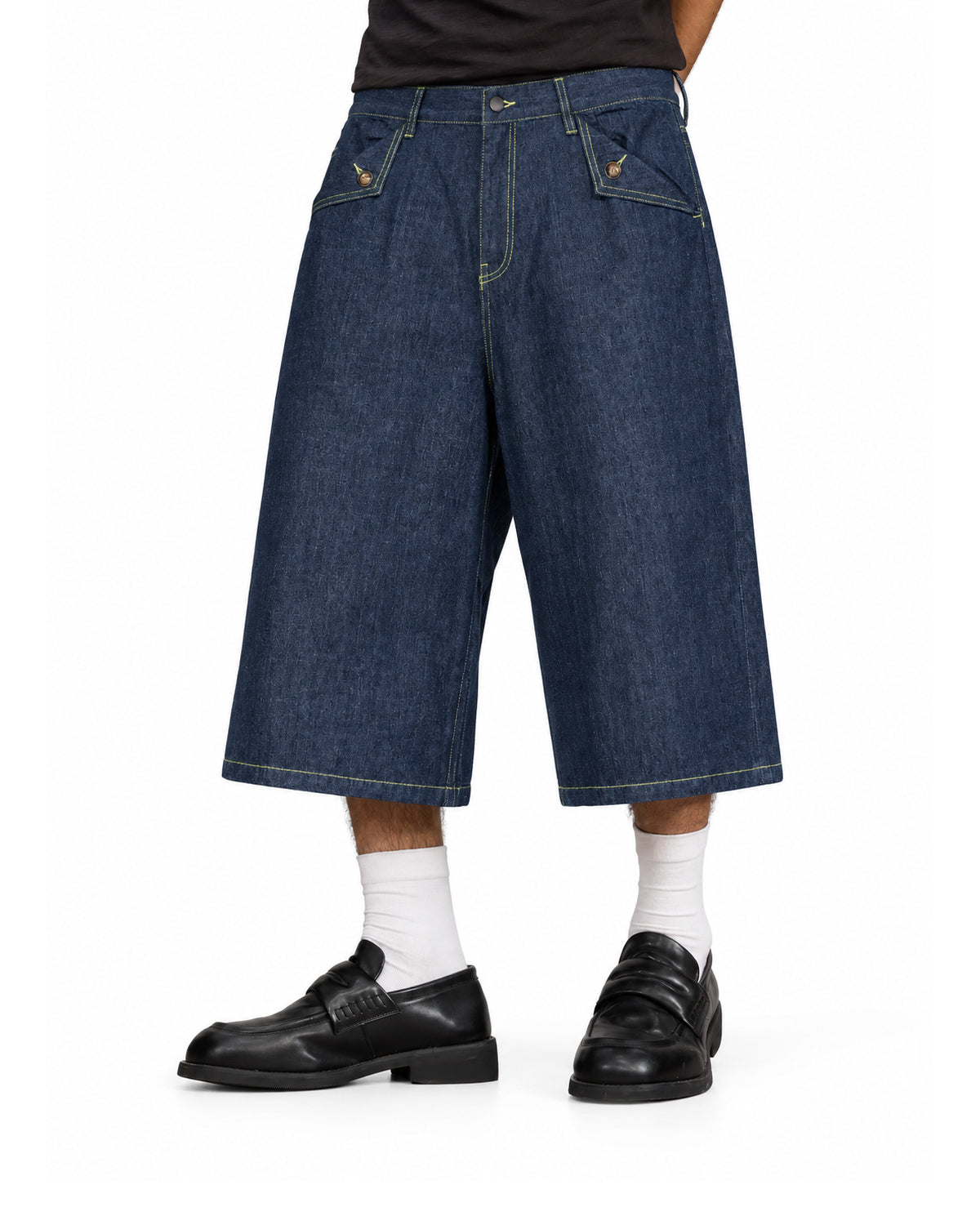 STYLESTREET — Vintage Wash Baggy Denim Shorts