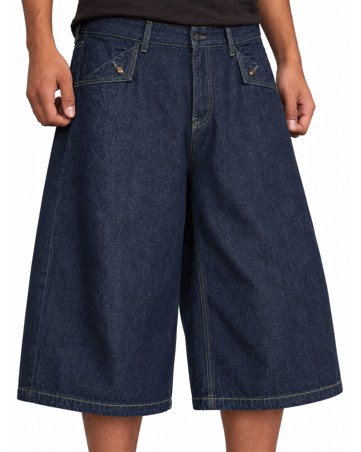 STYLESTREET — Vintage Wash Baggy Denim Shorts