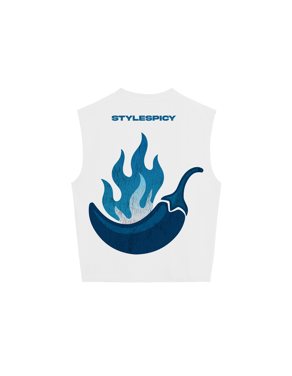 Stylespicy — Tank Top Boxy Fit Blanca 280GSM
