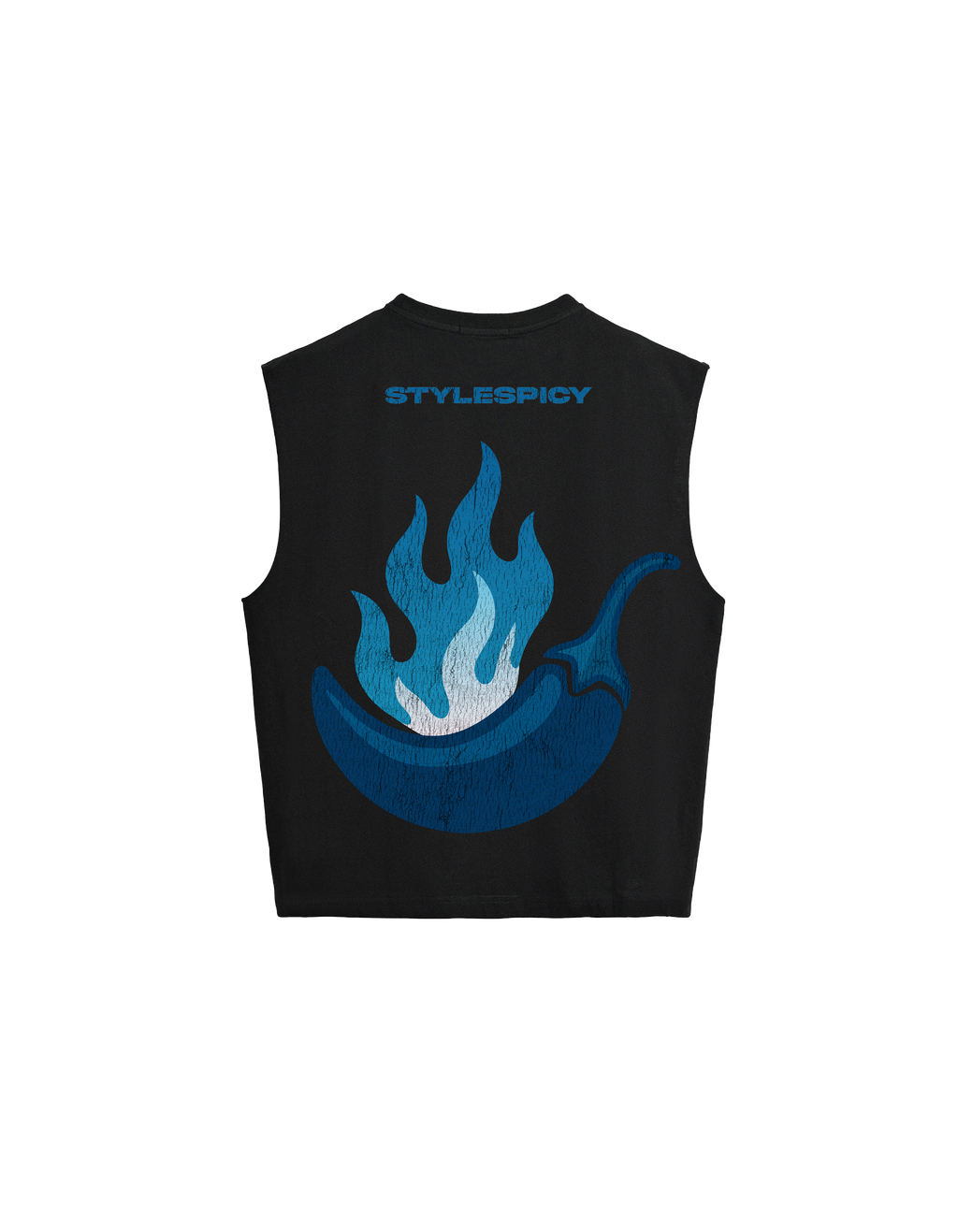Stylespicy — Tank Top Boxy Fit Negra 280GSM