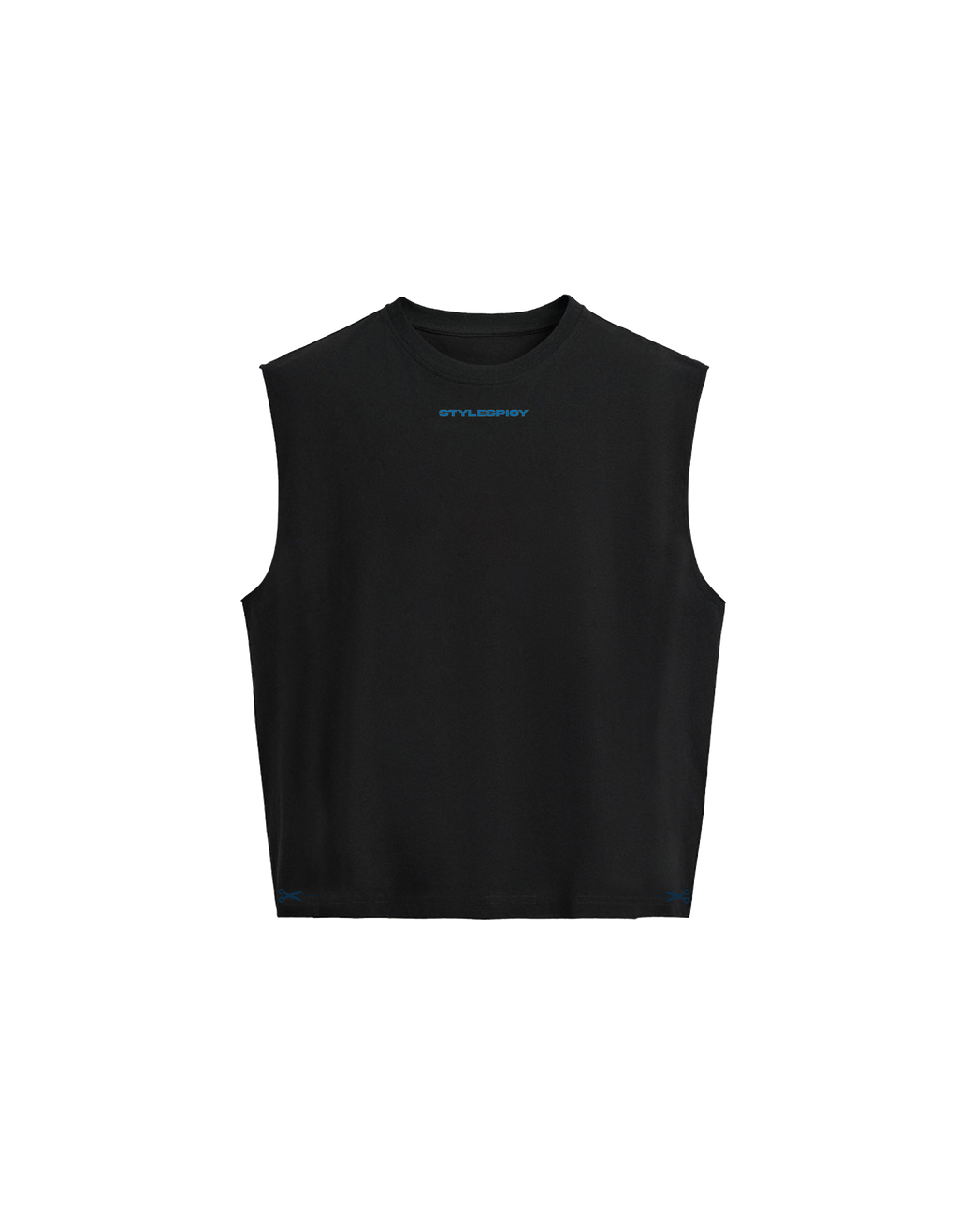 Stylespicy — Tank Top Boxy Fit Negra 280GSM